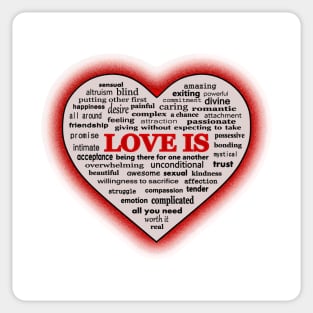 Love Is Sticker